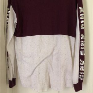 PINK Victoria's Secret Tops - Pink long sleeve Maroon shirt PINK Victoria's Secret Tops - Pink long sleeve Maroon shirt